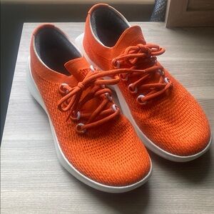 Bright Orange Allbirds Knit Sneakers